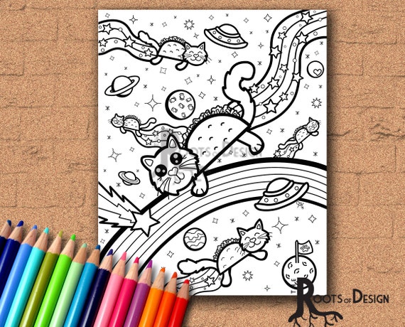 Featured image of post Taco Cat Coloring Pages Everybody plays it and people enjoy the outcome of their work