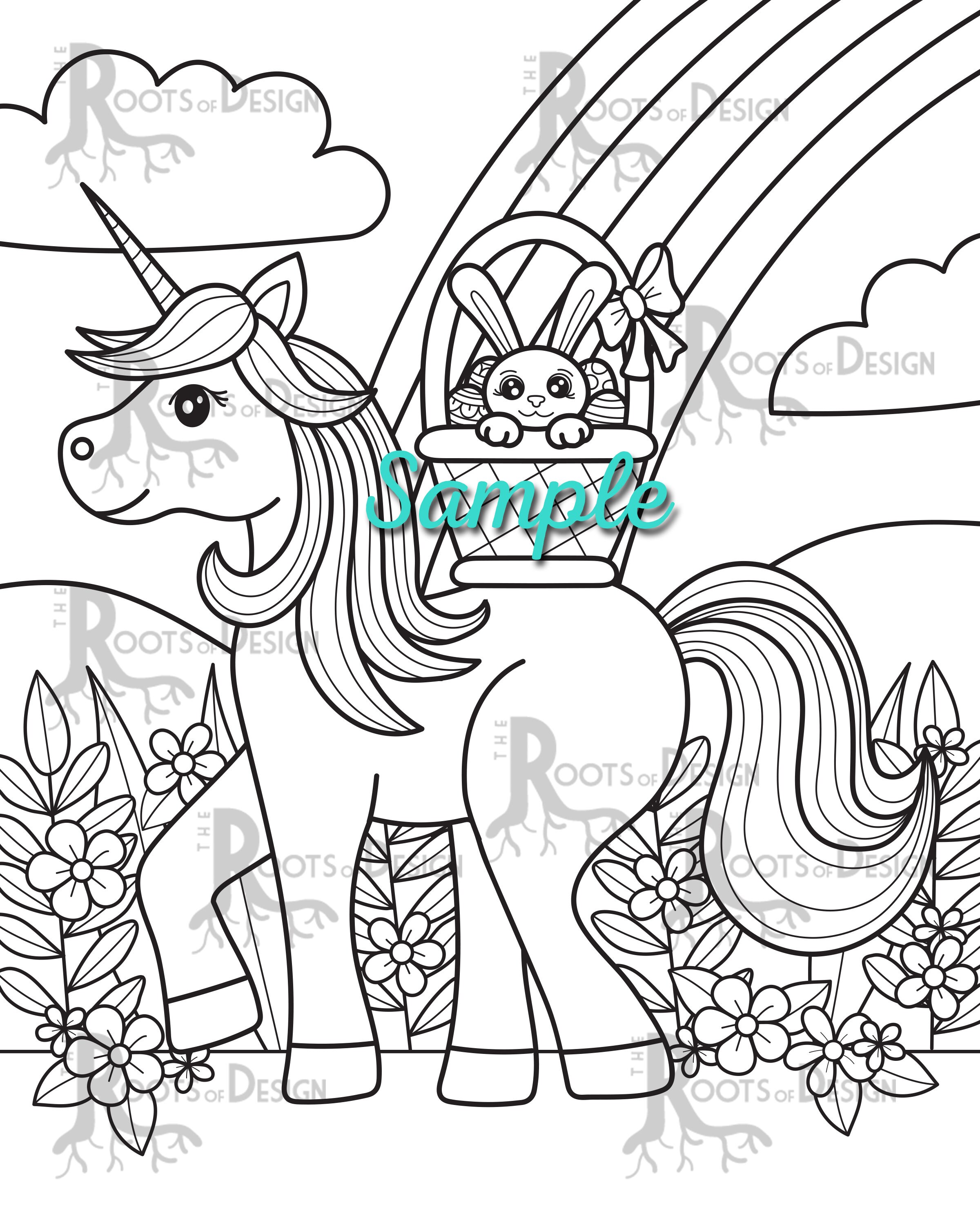 easter unicorn coloring pages easter unicorn coloring pages