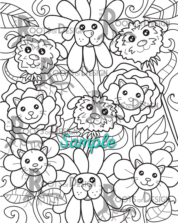 430 Collections Coloring Pages Cat Dog  Latest Free