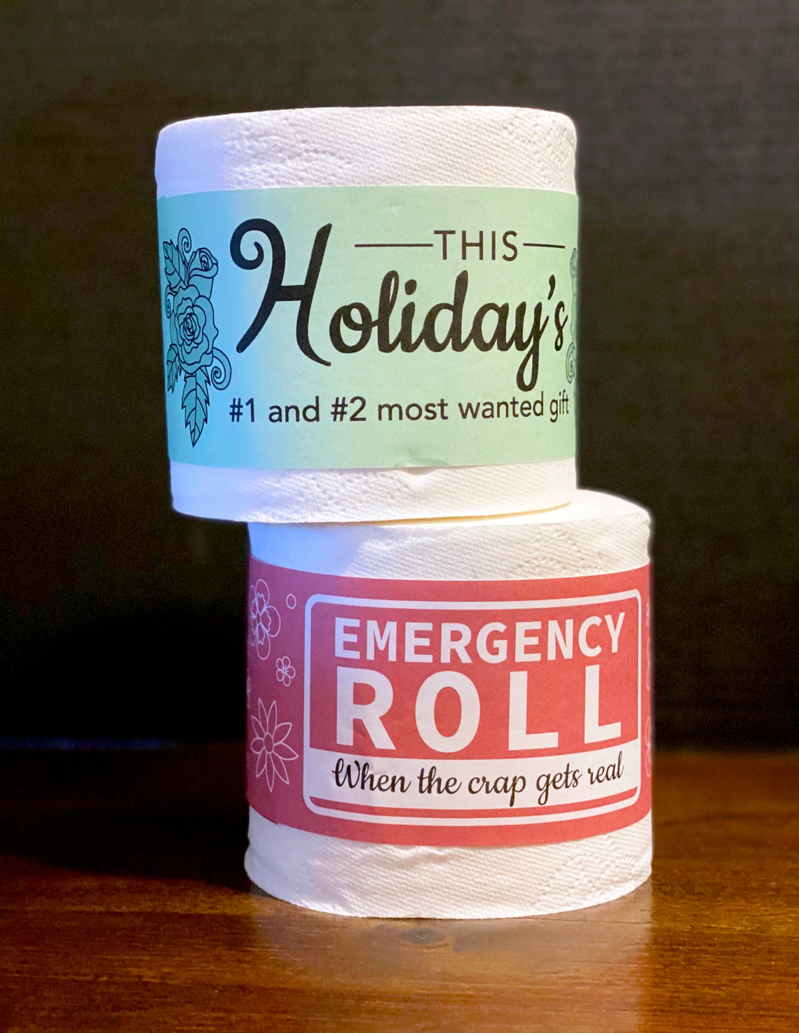 INSTANT DOWNLOAD 4 Toilet Paper Label Printable Great Gag Etsy