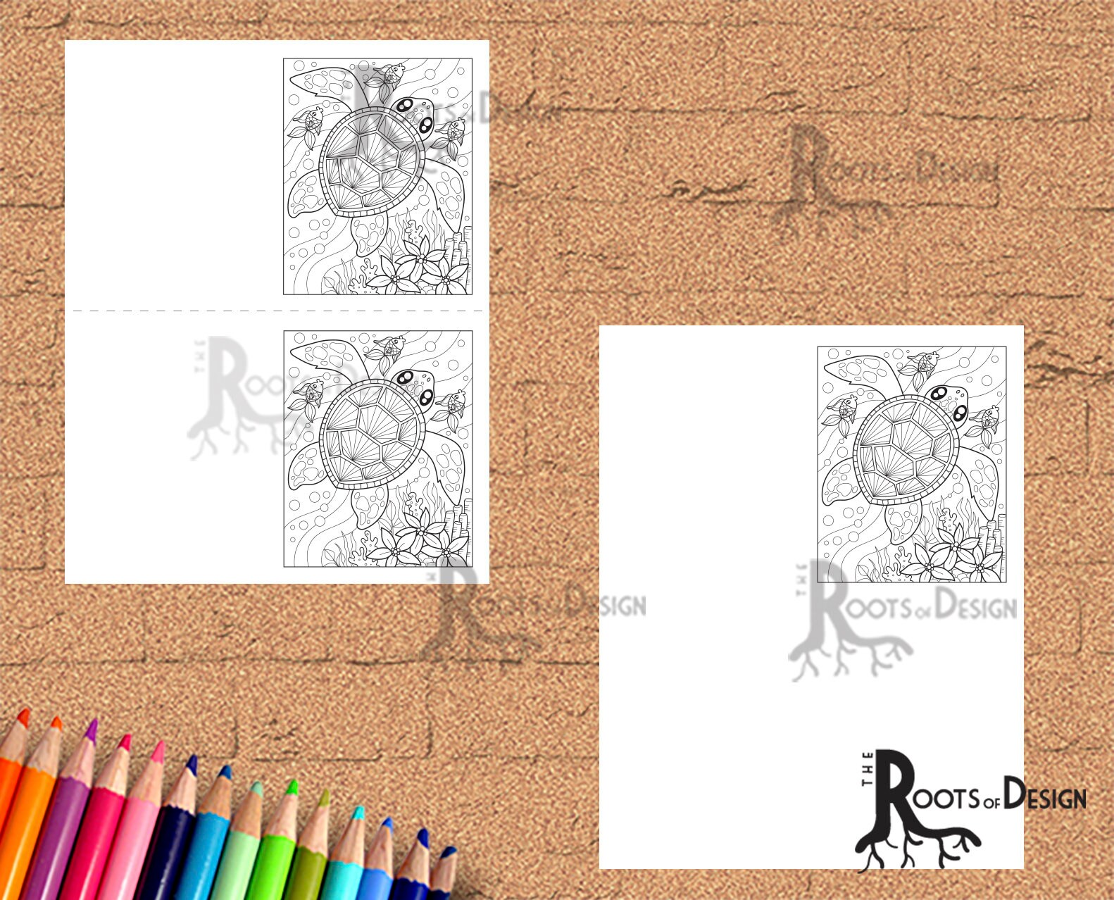 Happy Spring Coloring Page Turtle Diary