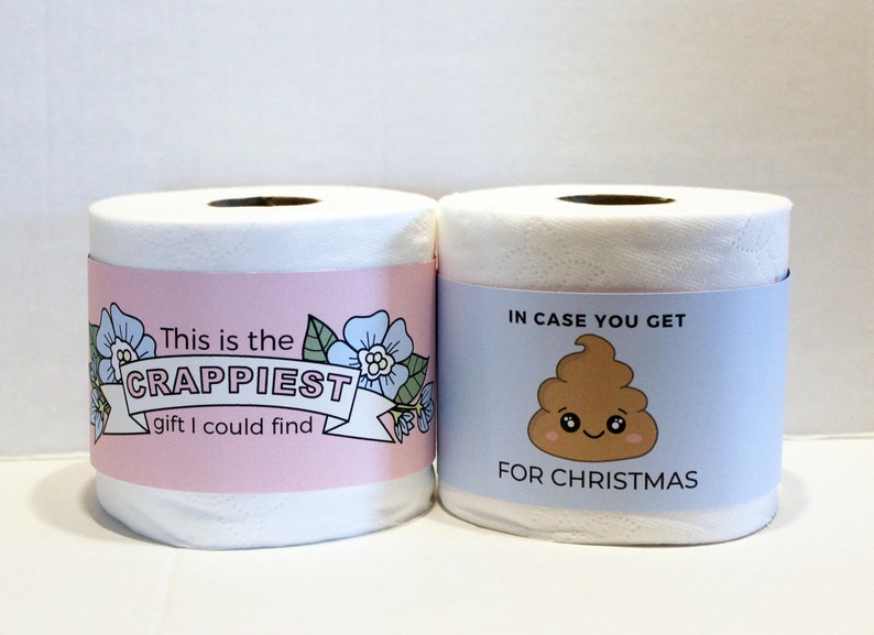 INSTANT DOWNLOAD Toilet Paper Label Printable Great Gag Gift Etsy
