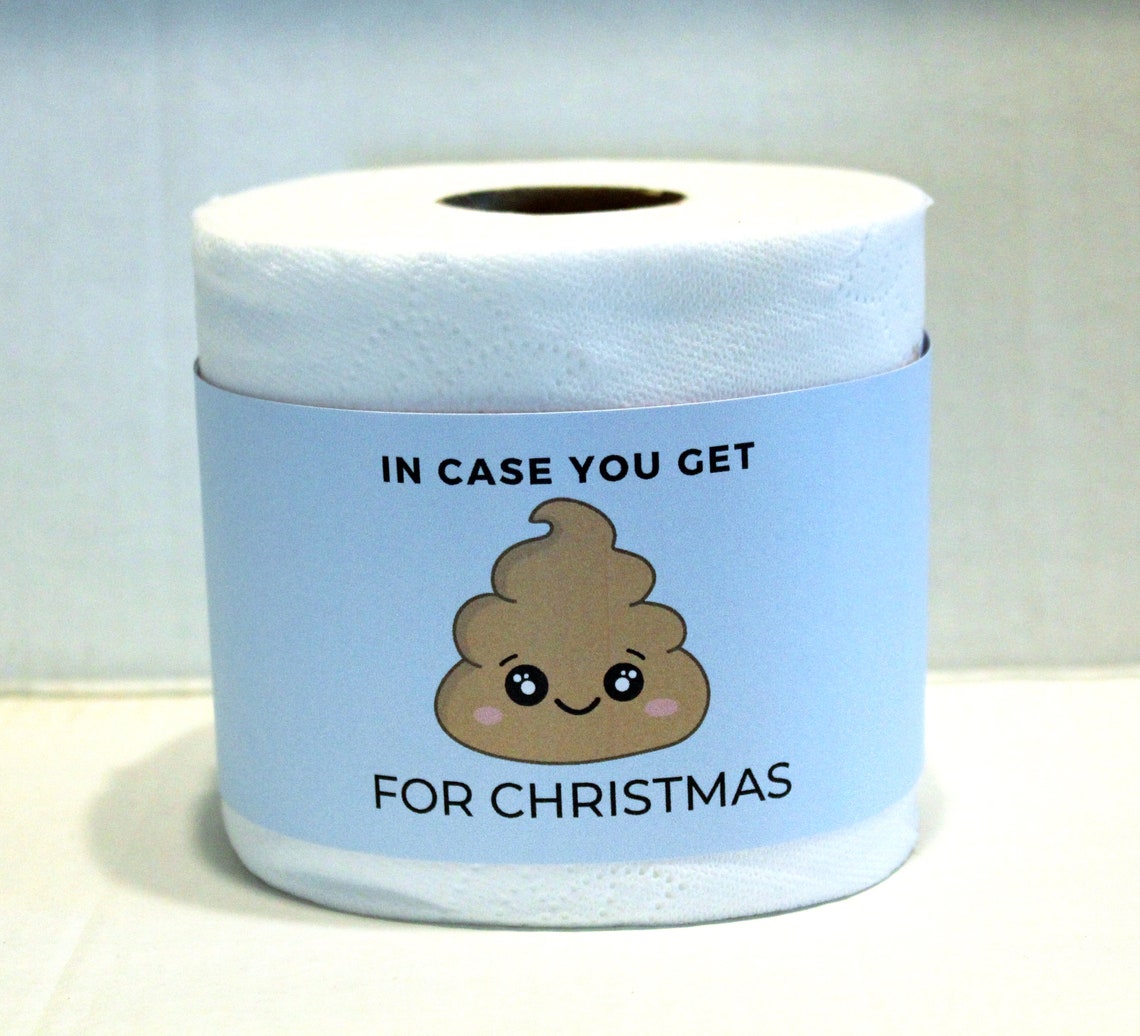 INSTANT DOWNLOAD Toilet Paper Label Printable Great Gag Gift Etsy