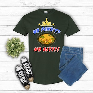 No Pansit, No Kitty - Filipino Food, Funny Tee, Food Menu, Unisex Shirt, Jersey Tee, Foodie Gift
