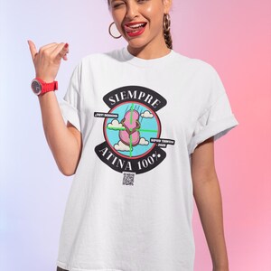 Siempre Atina T-Shirt: Funny Latin Humor, Chancla Flip-Flop Tee