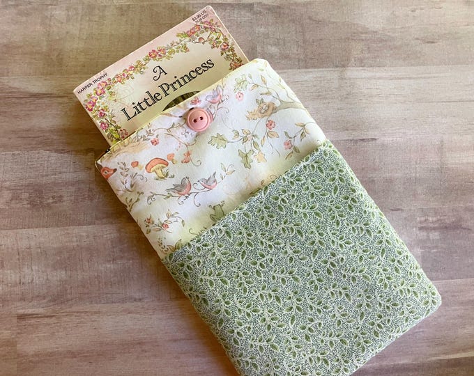 Timber Book Protector Woodland Animals Book Sleeve Book Cover Bible Cover Cottagecore Forest ...