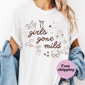 Girls Gone Mild Bachelorette Party Shirts, Spa Bachelorette, Personalized Bachelorette Movie Night Shirt, Bach Bridesmaids Gifts, Bridal Tee