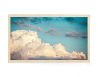 Sky Art Photo, Frame Art TV, Art for Samsung Frame TV, Frame Art TV, Cloud Art Frame Tv, Digital Art Frame Tv, Samsung Art Frame, Blue