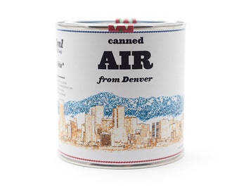 Original Canned Air From Denver, Colorado, USA, gag gift, souvenir, memorabilia