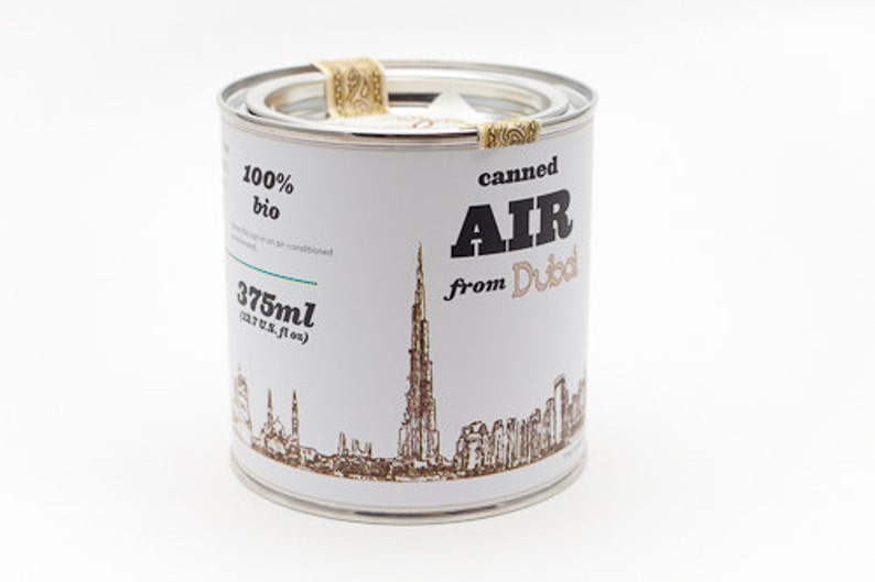 Original Canned Air From Dubai, gag souvenir, gift, memorabilia image 1