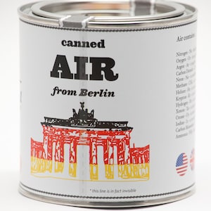 Original Canned Air From Berlin, gag souvenir, gift, memorabilia image 1