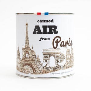 Original Canned Air From Paris, gag souvenir, gift, memorabilia image 1