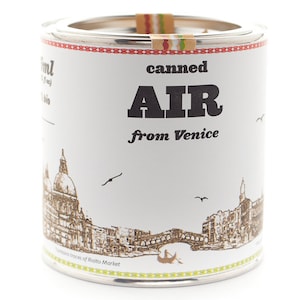 Original Canned Air From Venice, Italy, gag souvenir, travel gift, memorabilia