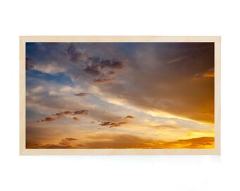 Frame Art TV, Frame Art TV, Art for Samsung Frame TV, Sunset Art Print, Clouds Art Frame Tv, Digital Art Frame Tv, Samsung Art Frame, Orange