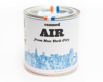 Aria compressa originale di New York City, un souvenir divertente, cimelio di viaggio, regalo di New York, regalo divertente, regalo di viaggio, personalizzato, regalo di New York