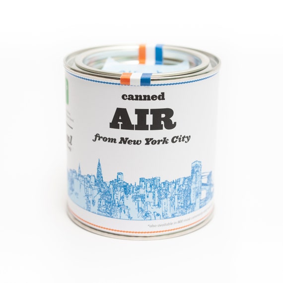 Original Canned Air From New York City, a Gag Souvenir, Travel