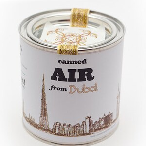 Original Canned Air From Dubai, gag souvenir, gift, memorabilia image 4