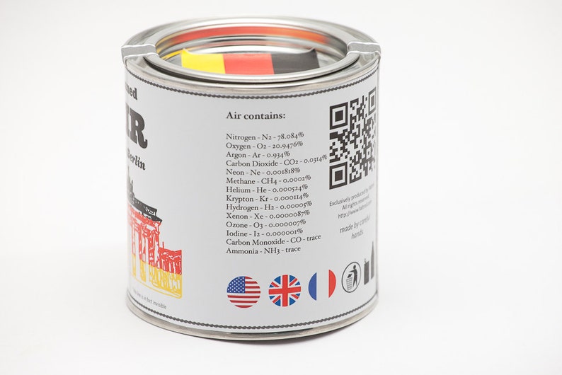 Original Canned Air From Berlin, gag souvenir, gift, memorabilia image 3