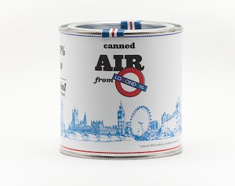 Aria compressa originale di Londra, souvenir divertente, cimelio