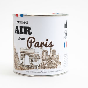 Original Canned Air From Paris, gag souvenir, gift, memorabilia image 2