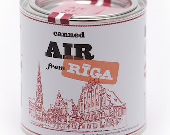 Original Canned Air From Riga, gag souvenir, gift, memorabilia