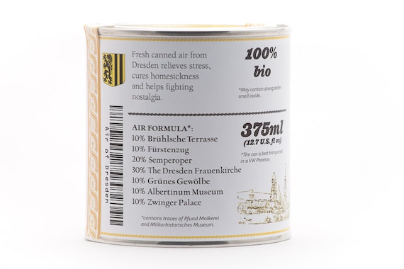 Original Dosenluft Aus Dresden, Germany, Gag Souvenir, Geschenk, Erinnerungsstück