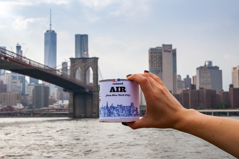 Original Canned Air From New York City, a gag souvenir, Travel Memorabilia, New York Gift, Funny Gift, Travel Gift, Personalized , NYC Gift image 7