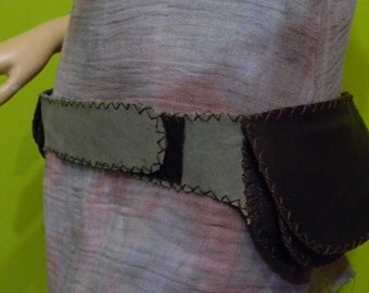 Hip Bag -Canvas pouch belt - Burning Man -Military