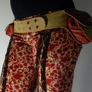travel pouch belt - burning man leather pouch belt - waist bag - pouch belt - travel belt - utility belt - festival belt - fanny pack trance