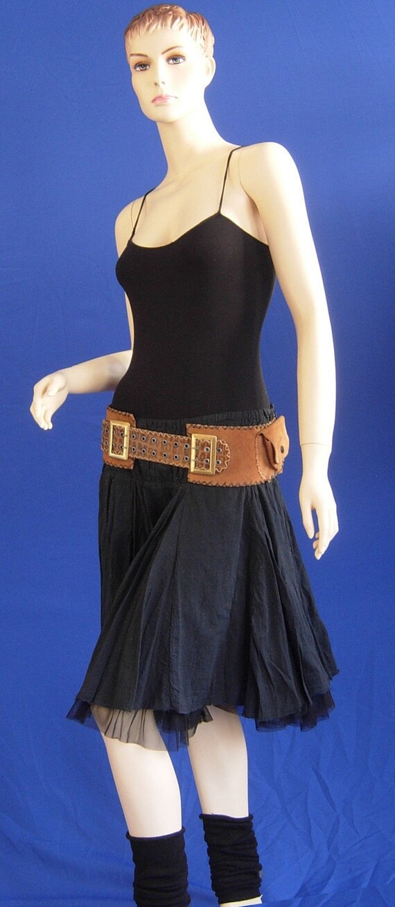 Double-layer Suede Crocodile-patterned Leather Belt – Unique  display picture 1