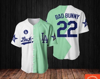 Bad Bunny Baseball Jersey Shirt Summer Beach Gift 4, Baseball Jersey Shirt