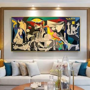 Wall art, Picasso, wall art, interior decoration, canvas painting