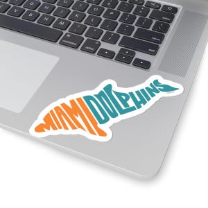 Miami Dolphins Animal Sticker
