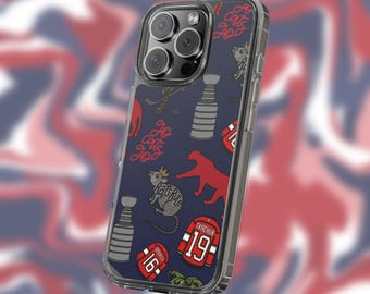 Doorzichtig telefoonhoesje met Florida Panthers-thema
