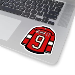 Adesivo della maglia dei Florida Panthers di Sam Bennett
