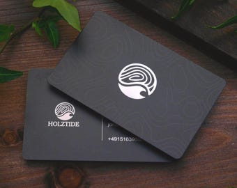 Premium metal business card