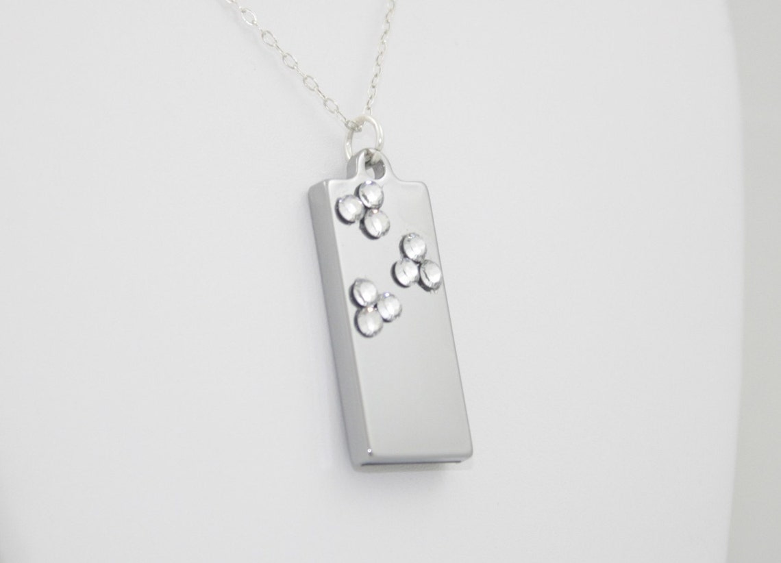 8GB USB Memory Silver Necklace Etsy