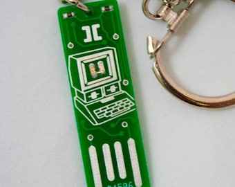 Apple Too USB Circuit Board Keychain - Lights Up