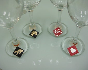 Circuit Board Wine tags / Coffee Mug tags / Water Bottle tags