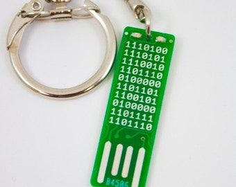 Secret Code USB Circuit Board Keychain