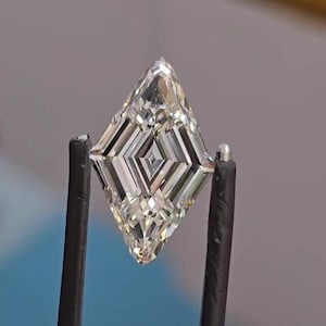Lozenge Cut Lab Grown Diamond: 0.50-2.00ct Rhombus Fancy Stone