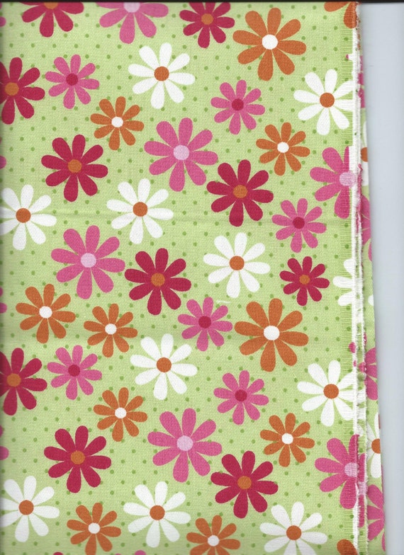 100 Cotton Flower Fabric Sold by the Yard Etsy