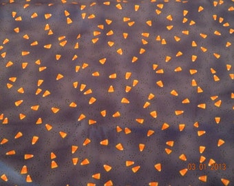 Candy Corn Halloween Fabric