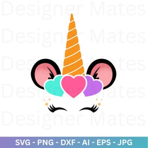Unicorn SVG, Unicorn png, Unicorn head Svg, Unicorn Clip Art, Unicorn Face SVG, Cute Unicorn SVG, unicorn birthday svg