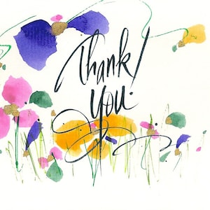 5 THANK YOU NOTES........5 notes per package