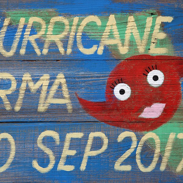 Hurricane Irma – Original Acrylic Painting