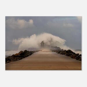 Stürmische Wellen Kunstdruck - Stürmische Wellen Giclée Poster - Perfekte Wanddekoration