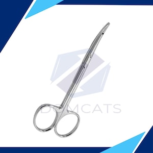 Chirurgische Schere im Littler-Stil - 12 cm Edelstahl, CE-geprüft für präzises Nähen