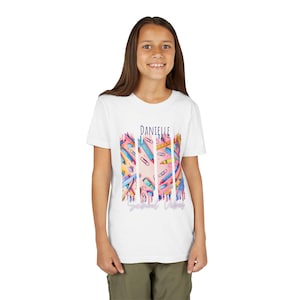 School Vibes Youth Tee, Back to School Shirt, Kids Graphic Tee, Colorful Student Tshirt, School Supplies Top