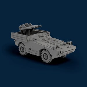BDRM-1 con cañón de 9 mm y 14 mm, miniatura de Malyutka: impresión 3D en resina para juegos de guerra, exhibición y pintura (varias escalas).